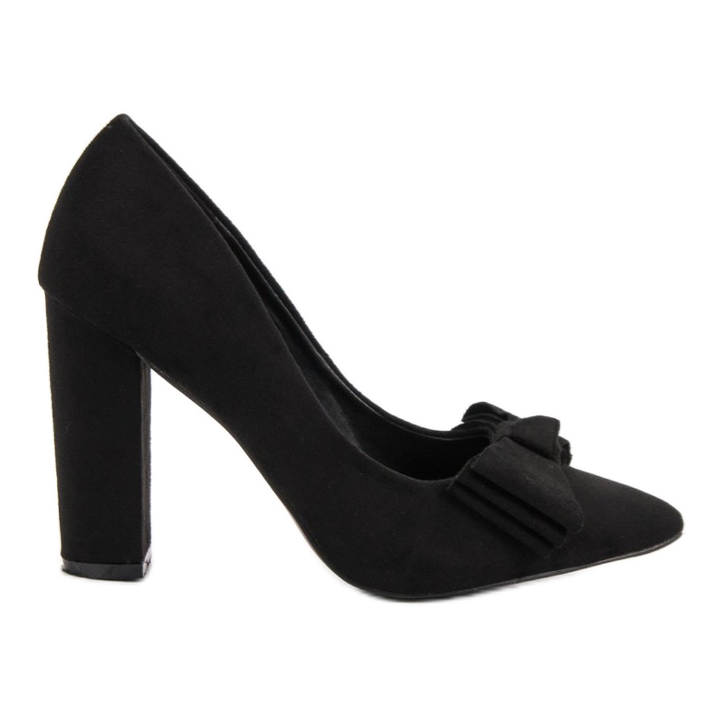 Seastar Wildleder-Pumps mit Schleife schwarz