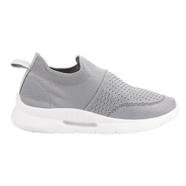Textile Sportschuhe grau