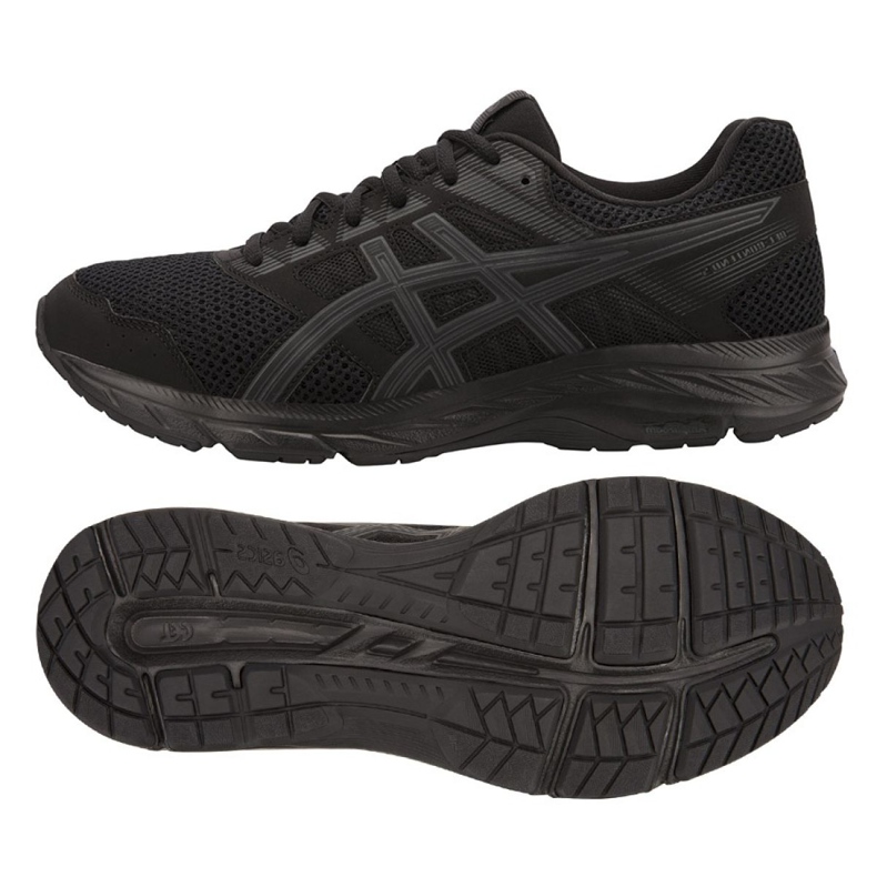 Laufschuhe Asics Gel Contend 5 M 1011A256-002 schwarz