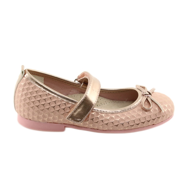 Ballerinas Mädchenschleife American Club GC16 gelb rosa