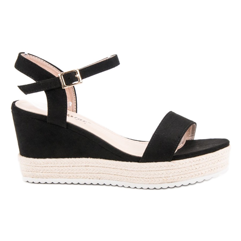 Seastar Bequeme Keilsandalen schwarz