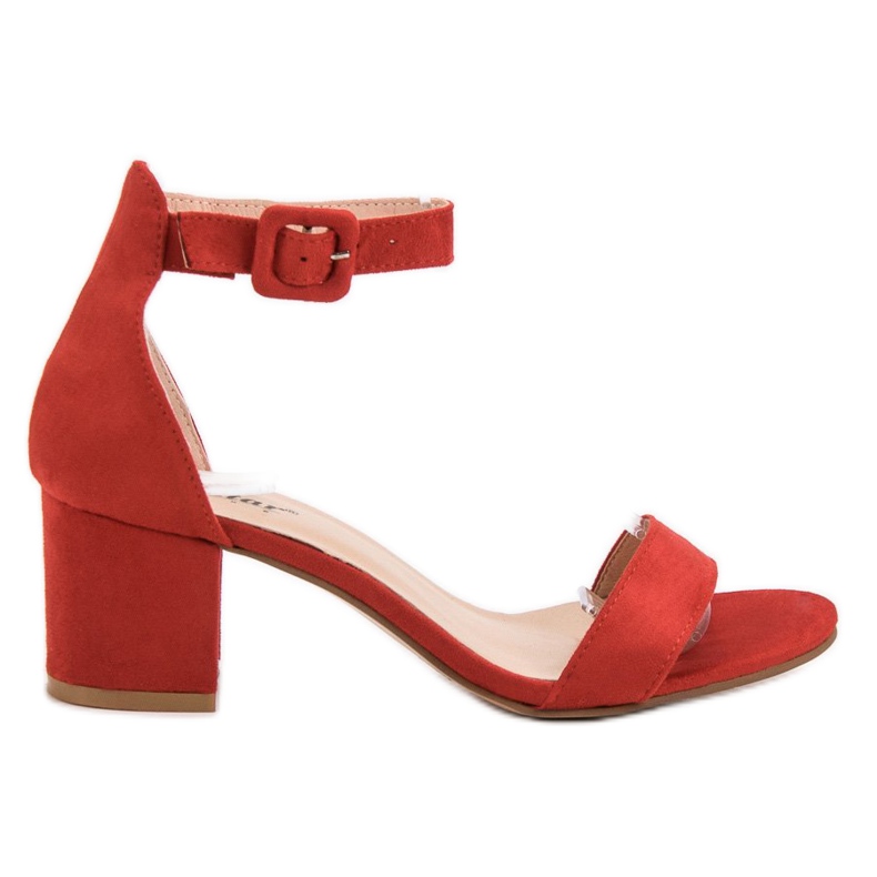 Seastar Rote Sandalen mit hohen Absätzen