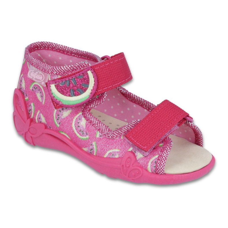 Befado gelb Kinderschuhe 342P004 rosa
