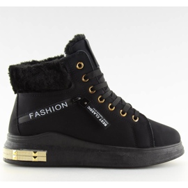 Sneakers warm schwarz W19-25 Black II-GAT