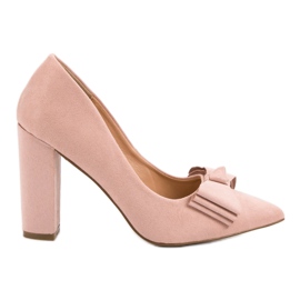 Seastar Wildleder-Pumps mit Schleife rosa