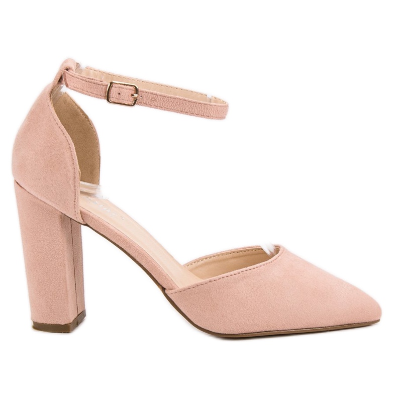 Seastar Wildleder Pumps in Spitz rosa