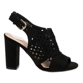 Seastar Durchbrochene Sandalen schwarz