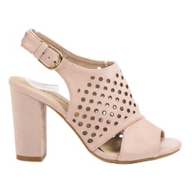 Seastar Durchbrochene Sandalen rosa