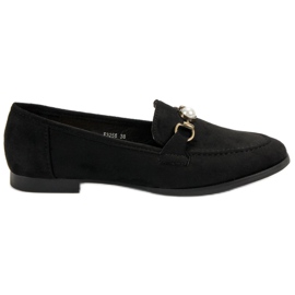 Schwarze Loafer