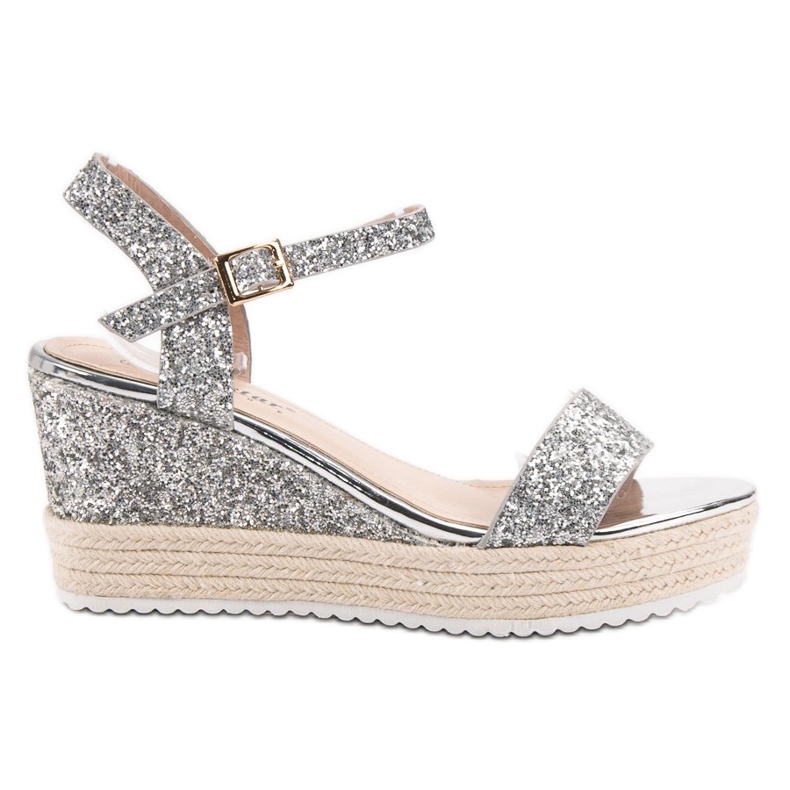 Seastar Bequeme Keilsandalen grau