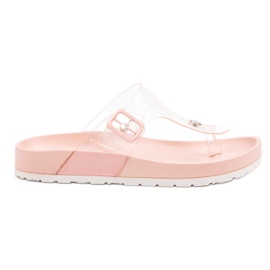 Seastar Transparente Flip-Flops rosa