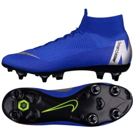 Nike Mercurial Superfly 6 Elite SG-Pro M AH7366-400 Fußballschuhe blau blau