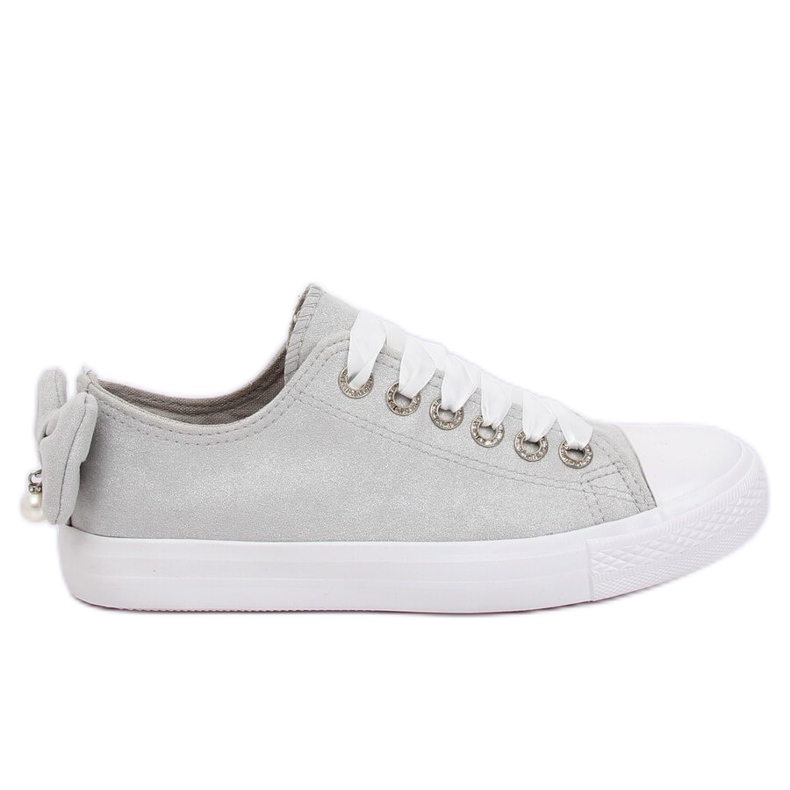 Graue Damen Sneaker B88 Silber