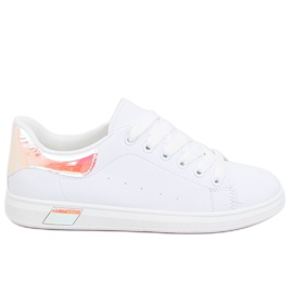 Weiße Holographic Sneakers BL147NEW Champagner