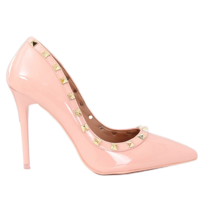 Pumps auf Anstecknadel Valentina pink LL-76P Pink rosa