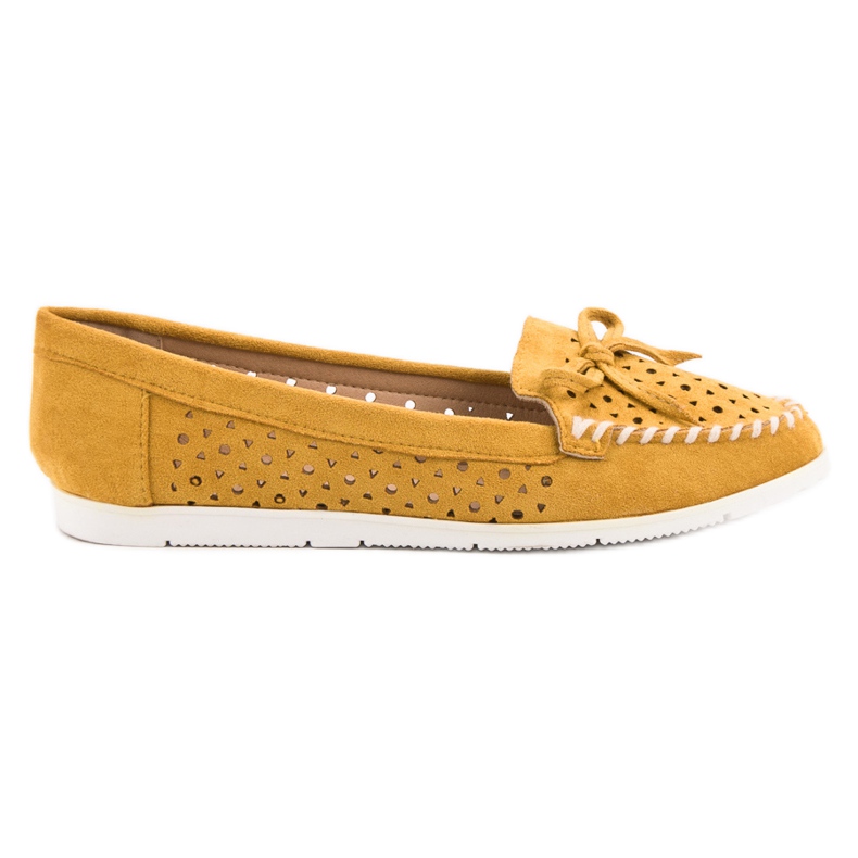 Seastar Senf durchbrochene Loafer gelb