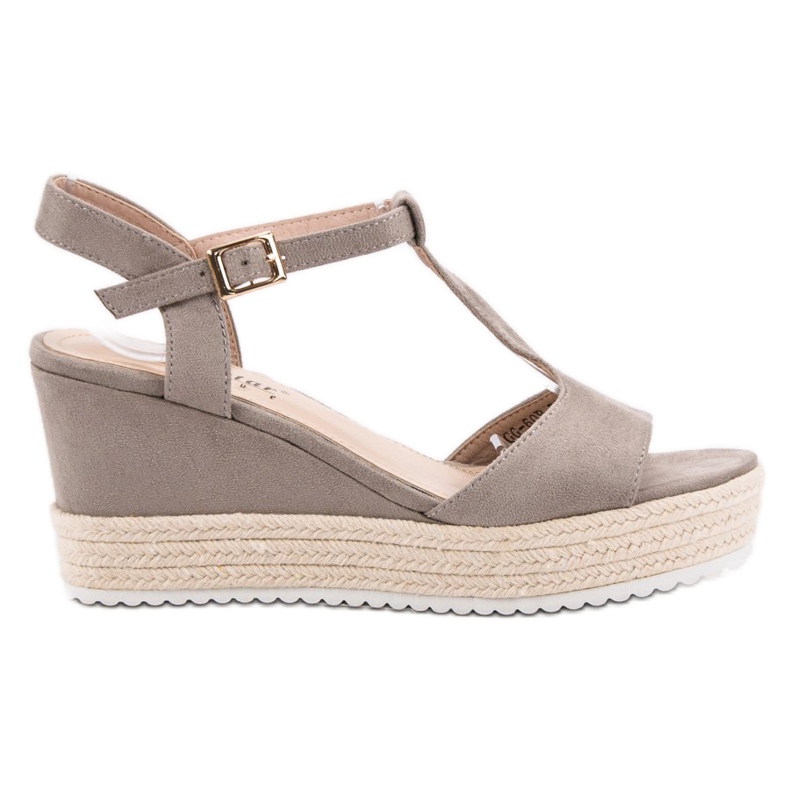 Seastar Graue Espadrilles-Sandalen