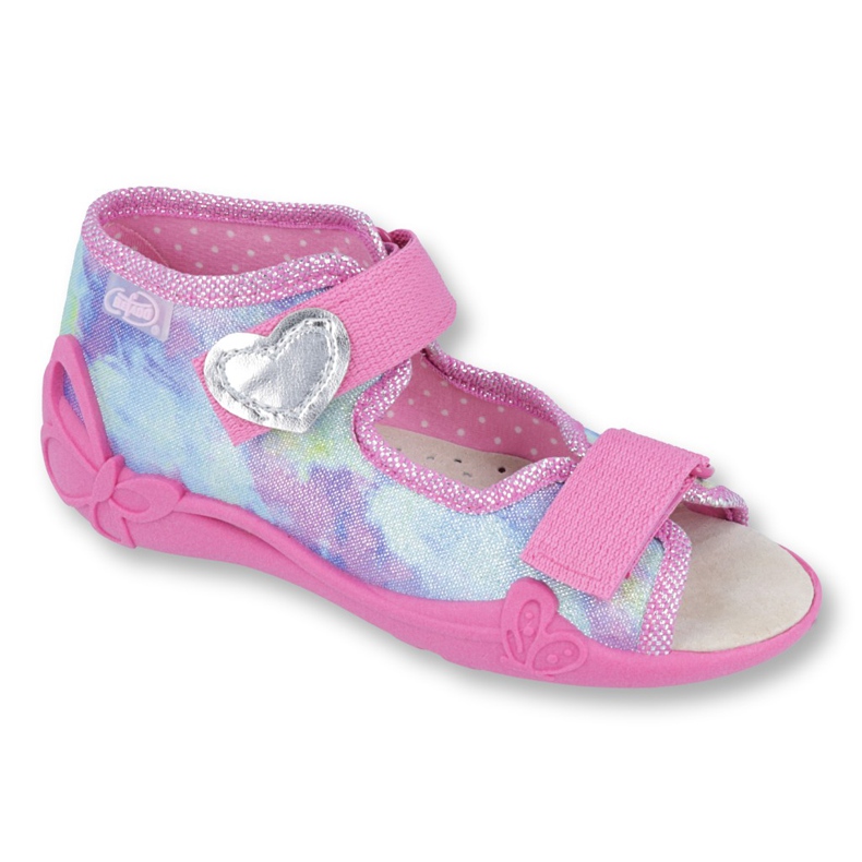 Befado gelb Kinderschuhe 342P005 mehrfarbig rosa