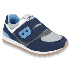 Befado Kinderschuhe bis 23 cm 516Y041 blau grau marineblau