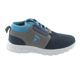 Befado Kinderschuhe bis 23 cm 516Y035 blau grau navy blau