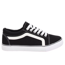 Schwarze Damen Sneaker BL117P Schwarz