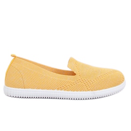 Gelbe Slip-On-Sneakers 784 Gelb
