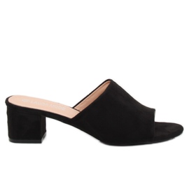 Schwarze High Heels QL-89 Schwarz