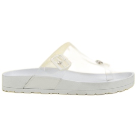 Seastar Transparente Flip-Flops weiß