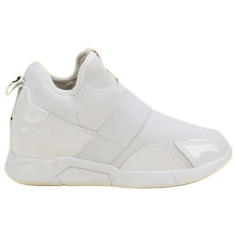 Sneakers mit Keilabsatz weiß