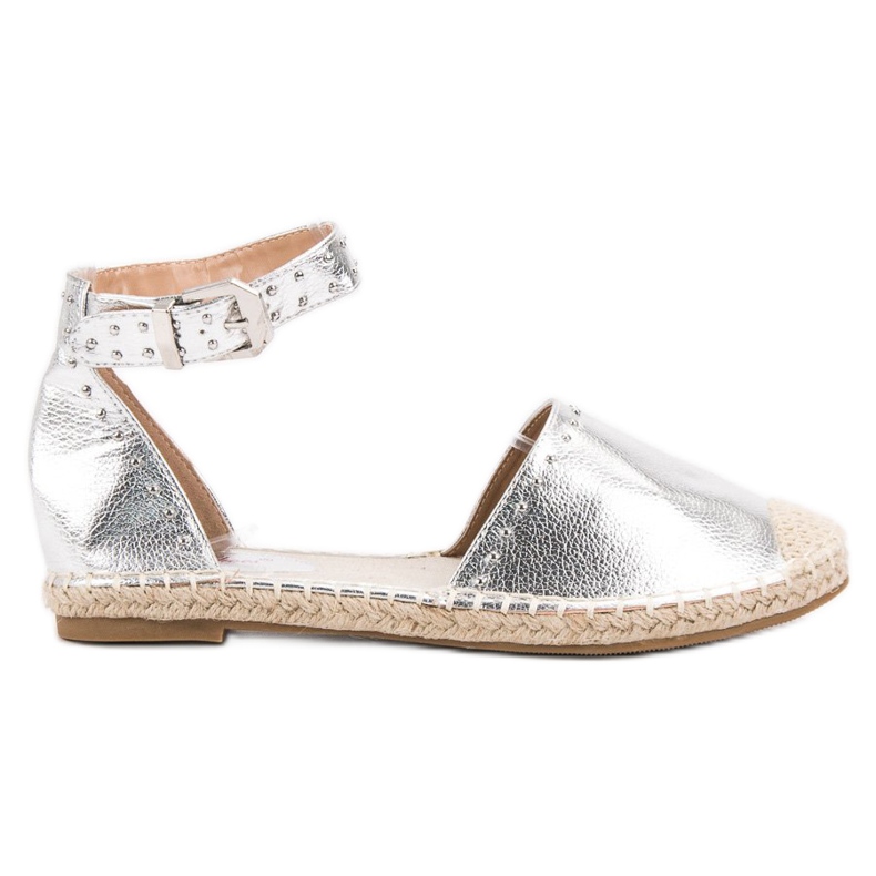 Best Shoes Espadrilles mit Jets grau