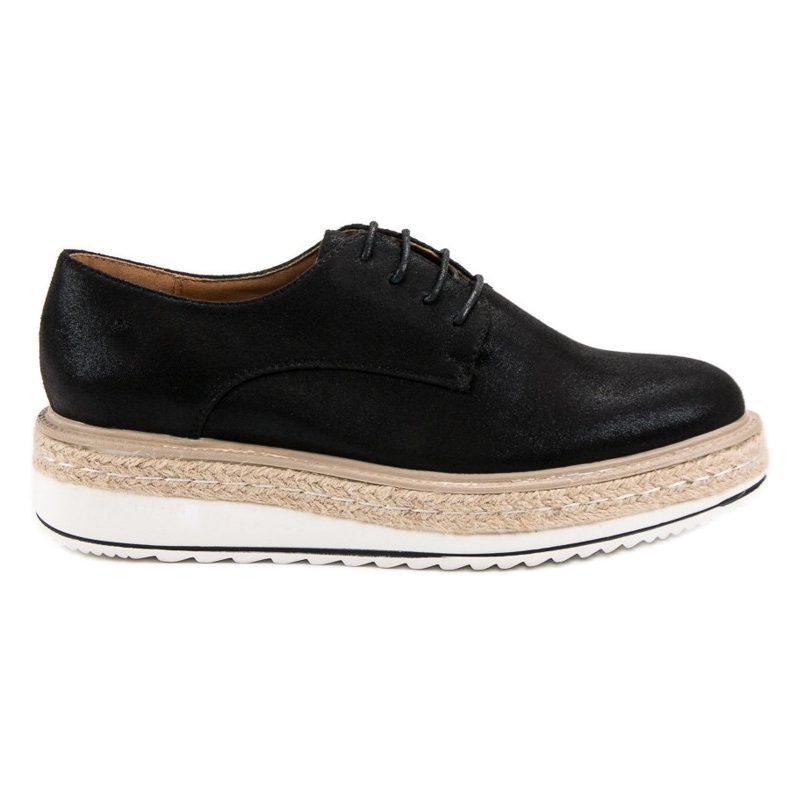 Clowse Schwarze Espadrilles