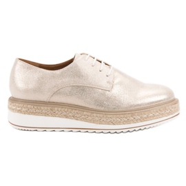 Clowse Goldene Espadrilles