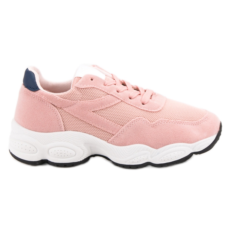 Sportschuhe zum Schnüren rosa