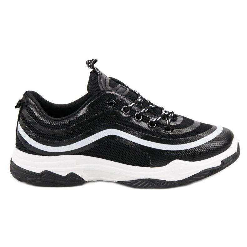 Textile Sportschuhe schwarz