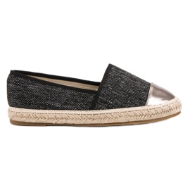 Marquiz Lässige Espadrilles schwarz