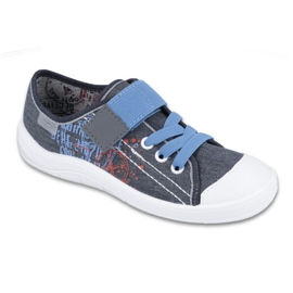 Befado Kinderschuhe 251Y117 blau grau