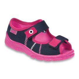 Befado Kinderschuhe 969X105 rosa marineblau