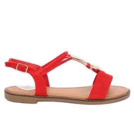 Rote Damensandalen WL024 Rot