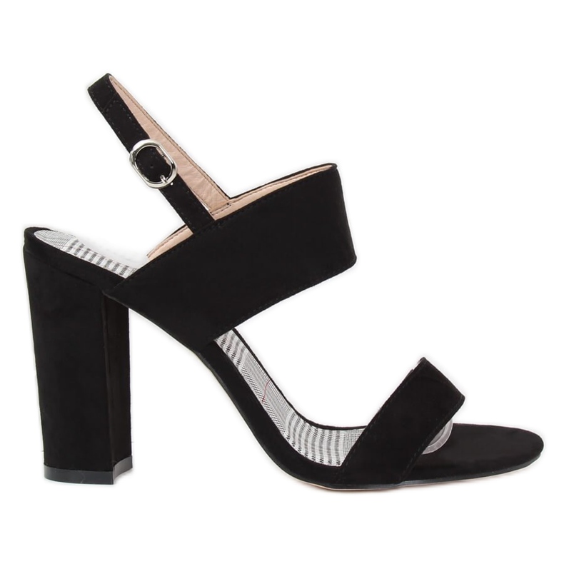 Sandalen auf der Post schwarz S116 Black