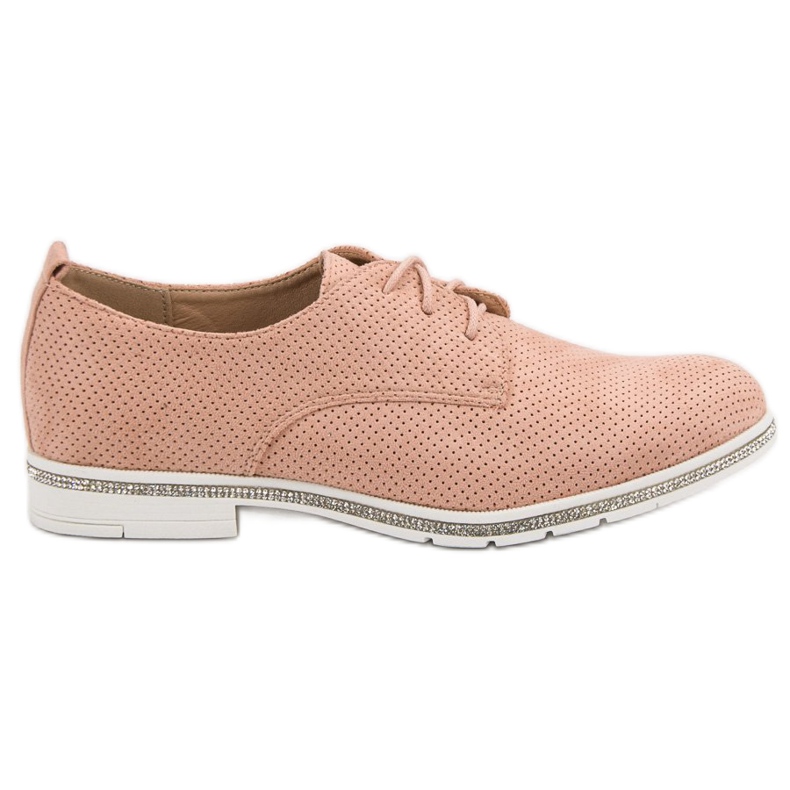 Seastar Puderschuhe mit Kristallen rosa
