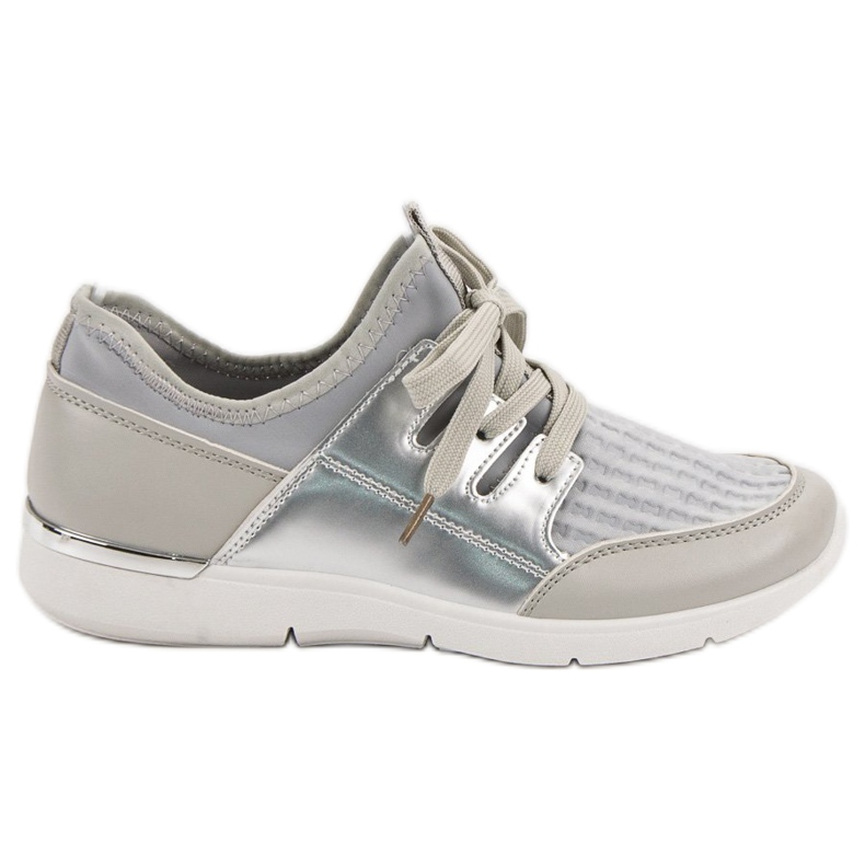 Sportschuhe zum Hineinschlüpfen grau