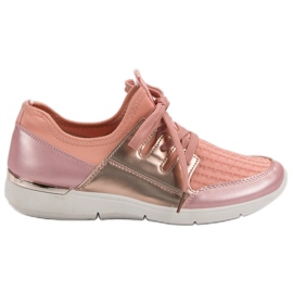 Sportschuhe zum Hineinschlüpfen rosa