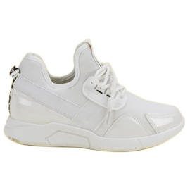 Weiße Slip-On-Sneakers