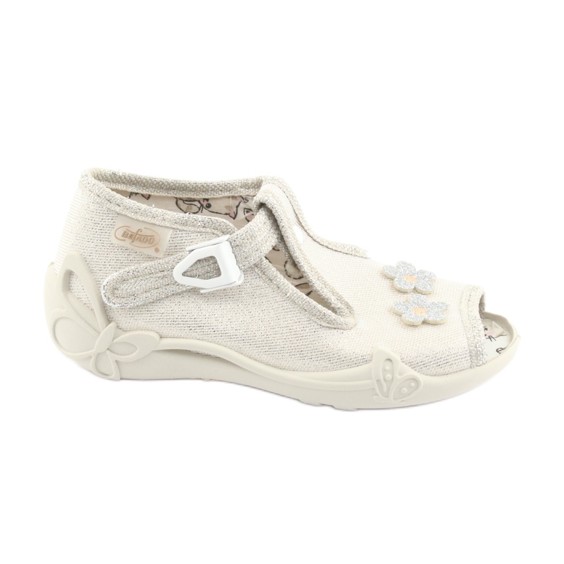 Befado Kinderschuhe 213P110 braun gelb