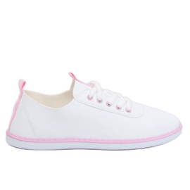 Damen-Sneaker weiß und rosa XJ-2918 Pink