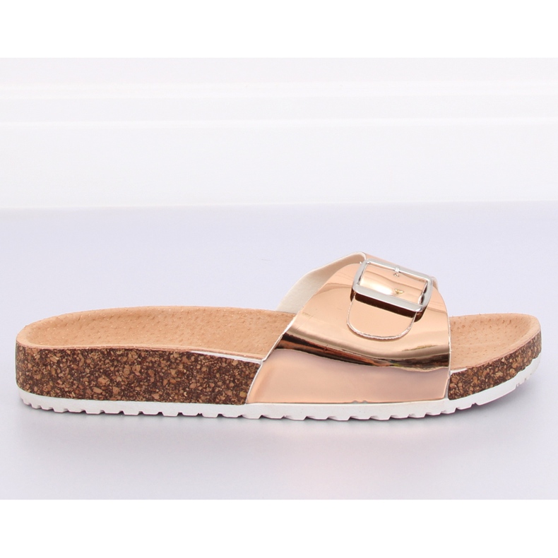 Champagner-Flipflops aus Metall DD94P Champagne II-GAT rosa