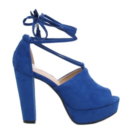 Kobalt-Sandalen LM-058 Blau marineblau