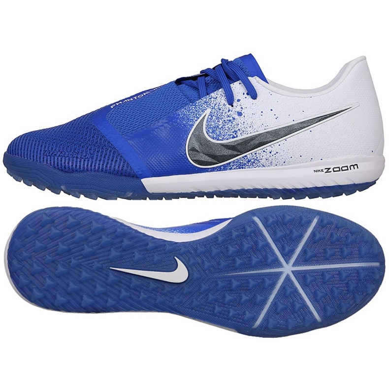 Nike Zoom Phantom Venom Pro Tf M BQ7497-104 Fußballschuhe mehrfarbig blau