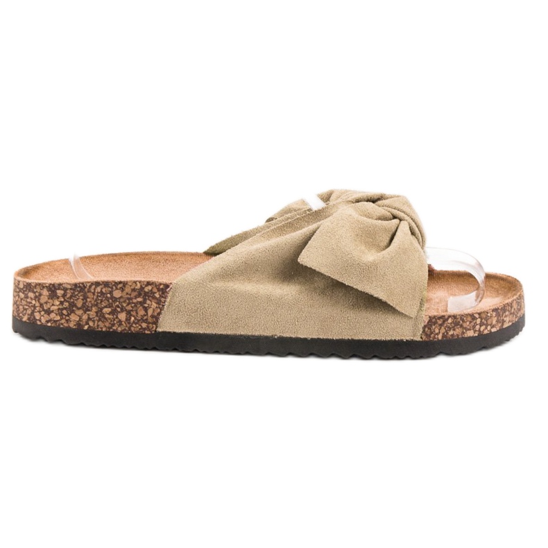 Anesia Paris Wildleder Hausschuhe braun