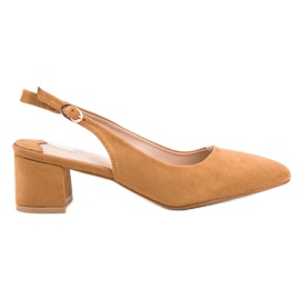 Emaks Senf Pumps gelb